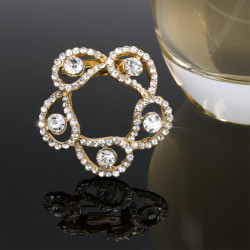 Broche Prendedor Mujer Cristales Brillo Murano Lindo Regalo - Bisuel