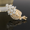 Broche Mujer Prendedor Brillantes Lindo Regalo Joya Elegante - Bisuel