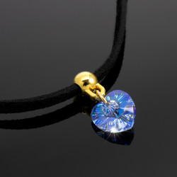 Collar Choker Mujer Corazoncito Oro Golfi Joyas - Bisuel