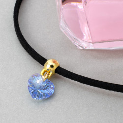 Collar Choker Mujer Corazoncito Oro Golfi Joyas - Bisuel