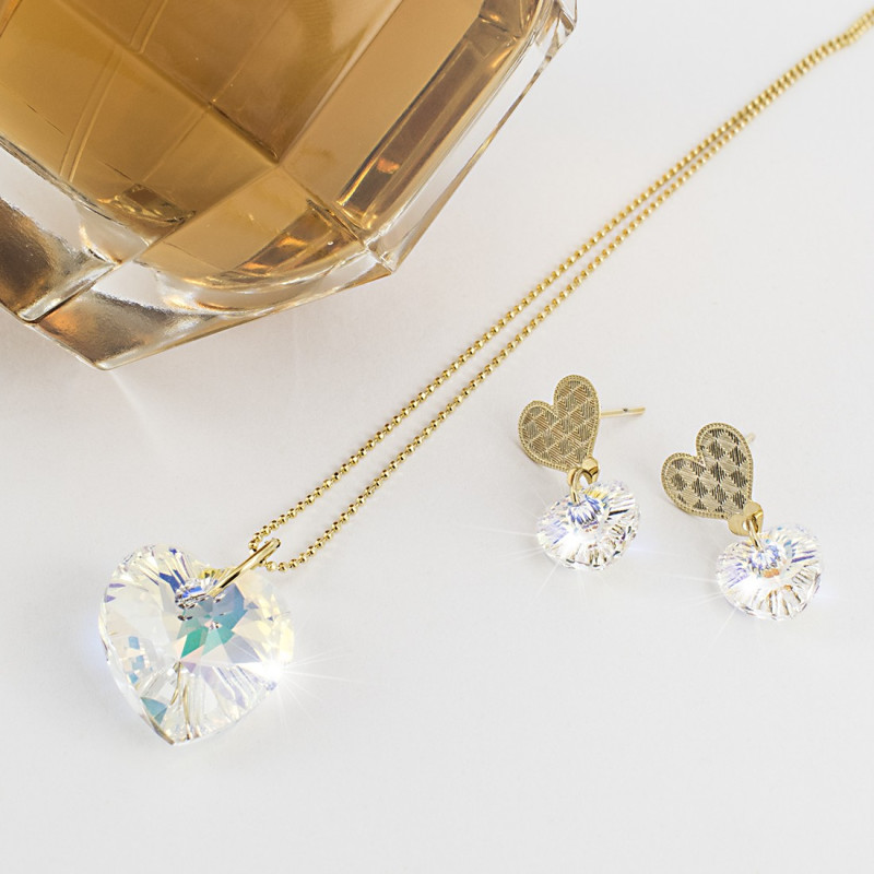 Juego Corazón Swarovski Boreal - Bisuel