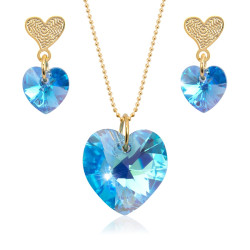 Collar Mujer Corazón  Boreal Cadena Oro Goldfilled  - Bisuel