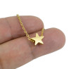 Collar Mujer Gargantilla Estrella Cadena Acero Oro Joya - Bisuel