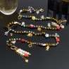 Deseos y Buenos Propositos Pulsera Multivueltas o Collar con Dijes