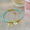 Pulsera Pareja Corazon Swarovski Manilla Cuero - Bisuel