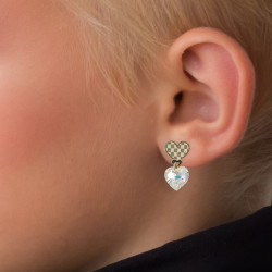 Juego Corazón Swarovski Boreal - Bisuel